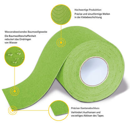 K-Active Tape Classic 50 mm x 5 m Singlebox ves. Farben
