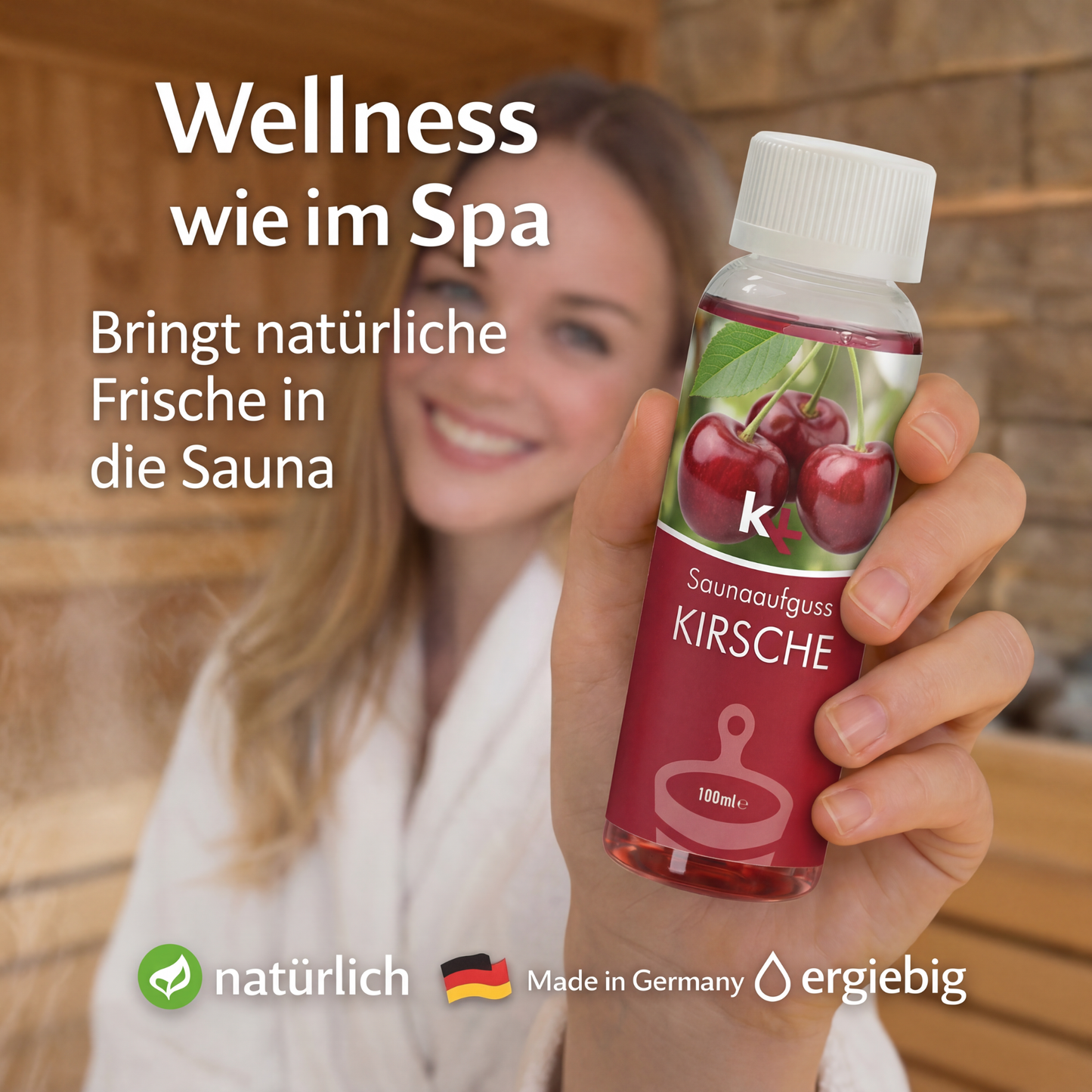 KK Saunaaufguss Set Altes Land | Saunakonzentrat | 4 x 100 ml/Flasche