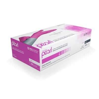 Unigloves MAGENTA PEARL Nitrilhandschuhe XS - XL 100 Stück/Box