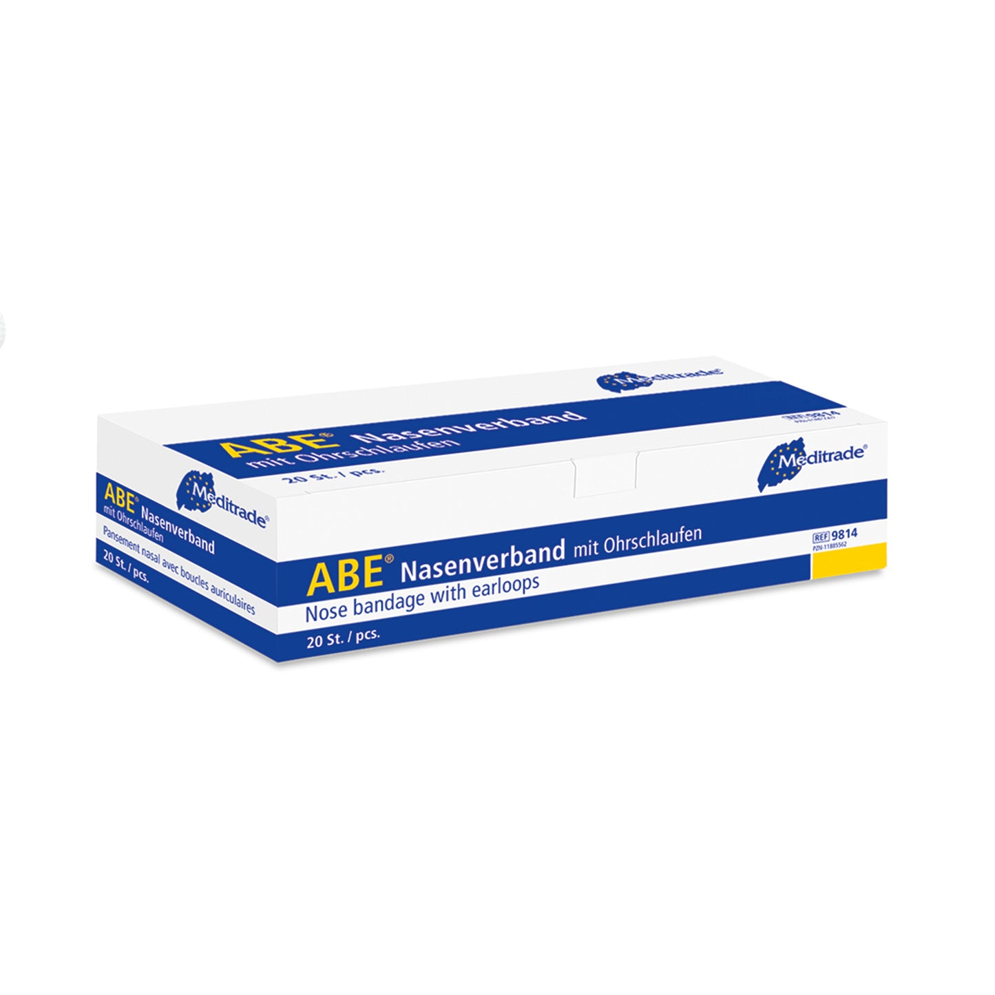 ABE® Nasenverband | Mit Ohrschlaufen | 20 Stück/Packung