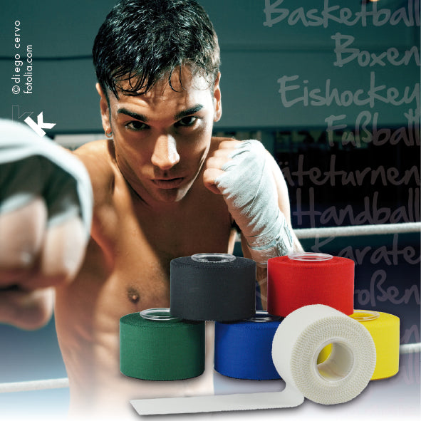 KK Sporttape 3,8 cm  | verschiedene Farben | 10 m Rolle