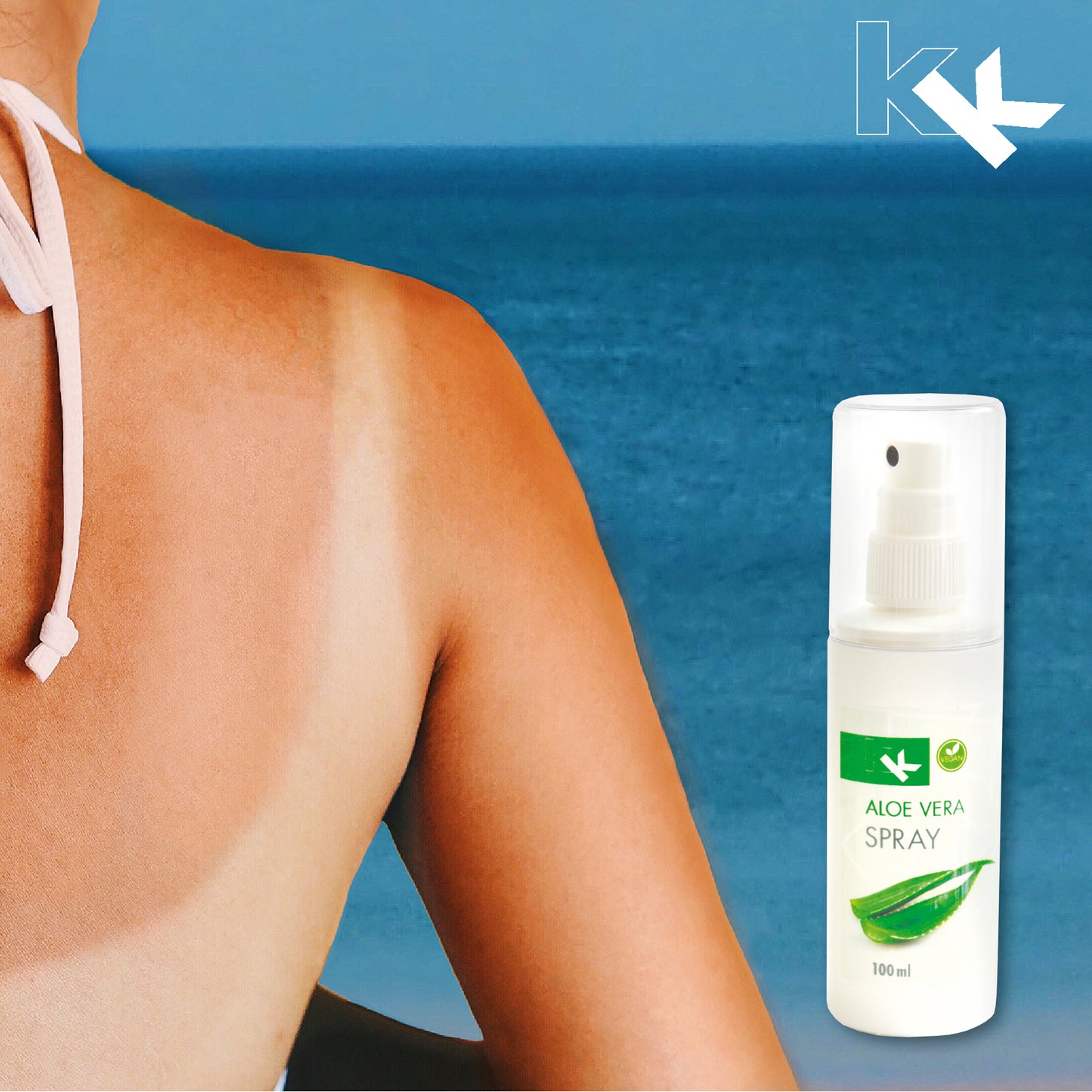 KK Aloe Vera Spray | Feuchtigkeitsspray | 100 ml Sprühflasche