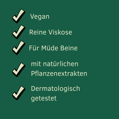 Aromatuch aus Vlies Gegen müde Beine