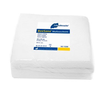 BeeSana® Mullzuschnitt | 20 x 20 cm | 500 Stück/Packung
