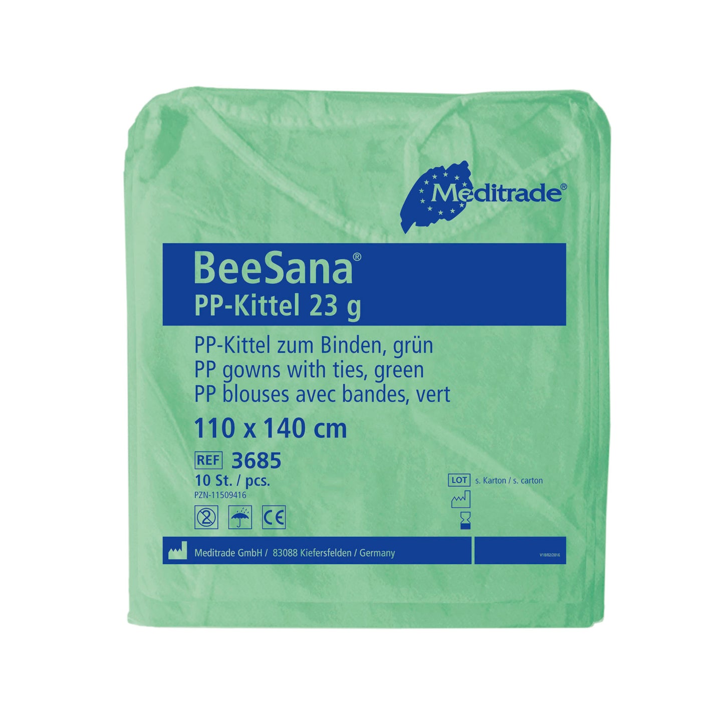 BeeSana PP-Kittel 110 x 140 cm 23 g/m² 10 St./Beutel ver. Farben