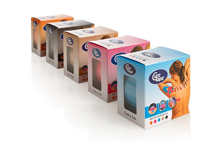 CureTape® Kinesiologische Tape 5 cm x 5 m vers. Farben