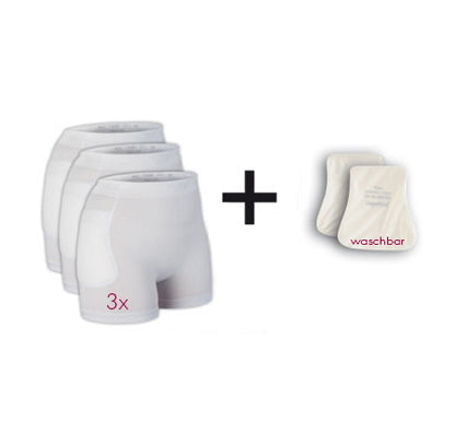 Suprima Hüftprotektor Set 4 Unisex S-XXL Weiß 1497