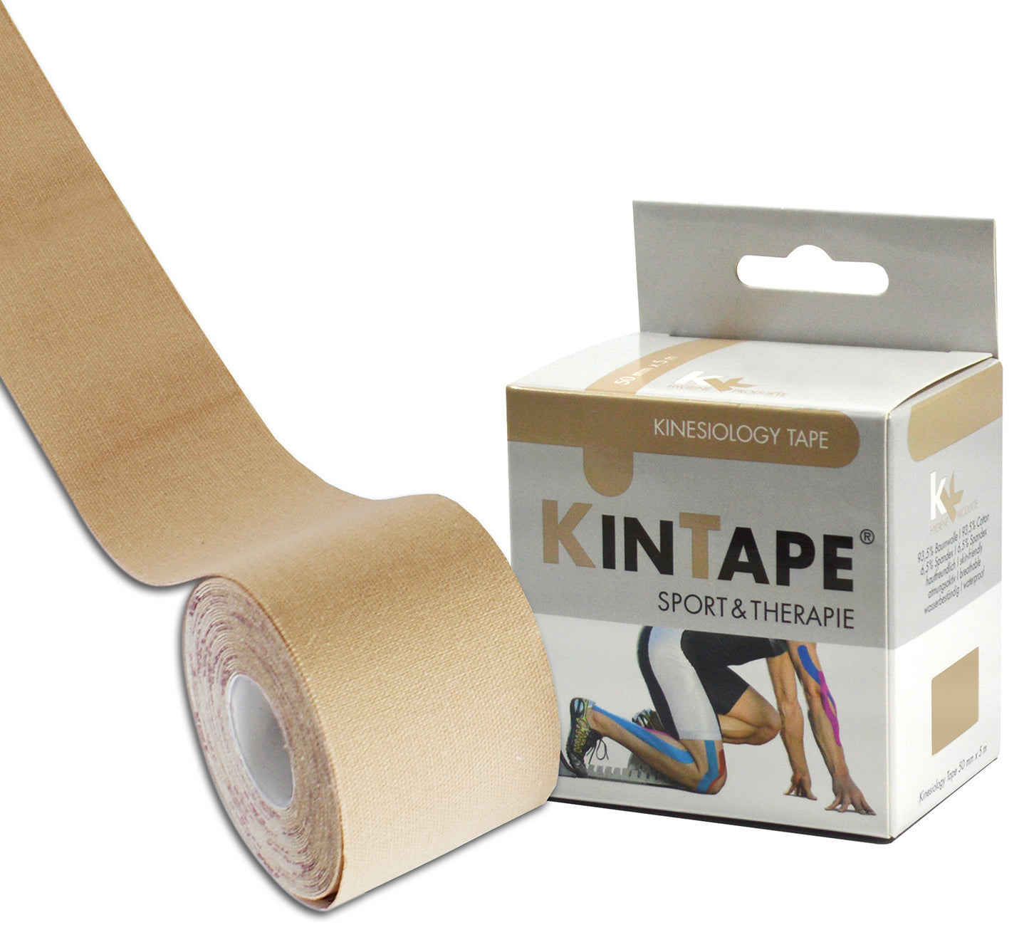 KK KinTape | Kinesiologie Tape | 5 cm x 5 m Rolle |  9 Farben