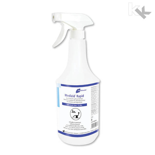 Meditrade Medizid® Rapid+ 5 x 1 Liter Sprühflasche inkl. 5 Sprühköpfe