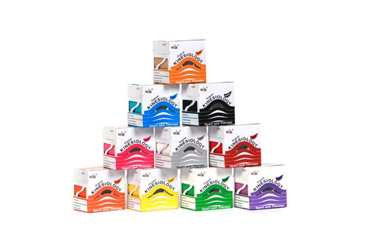 Nasara Kinesiologie Tape 5 cm x 5 m ver. Farben