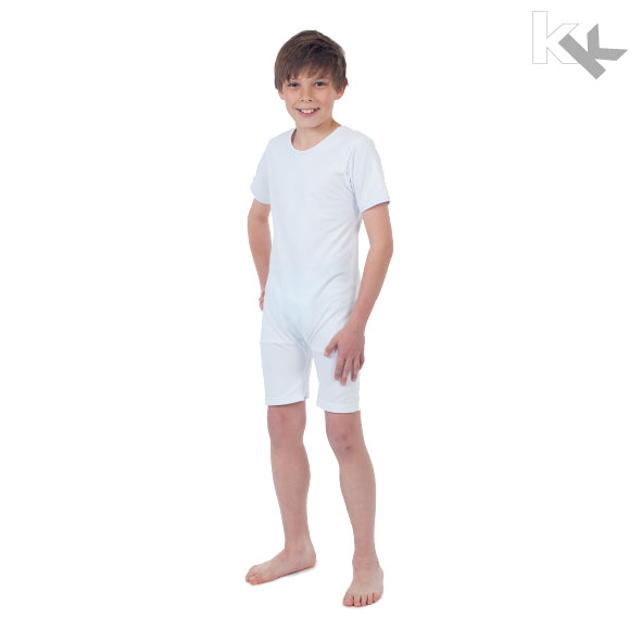 Suprima Pflegebody Kinder Kurzarm Größe 110/116-158/164 Weiß 4700