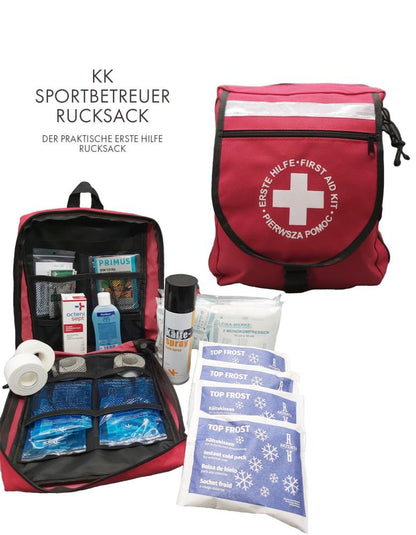 KK Sportbetreuerrucksack Pro | Sanitätsrucksack mit Füllung