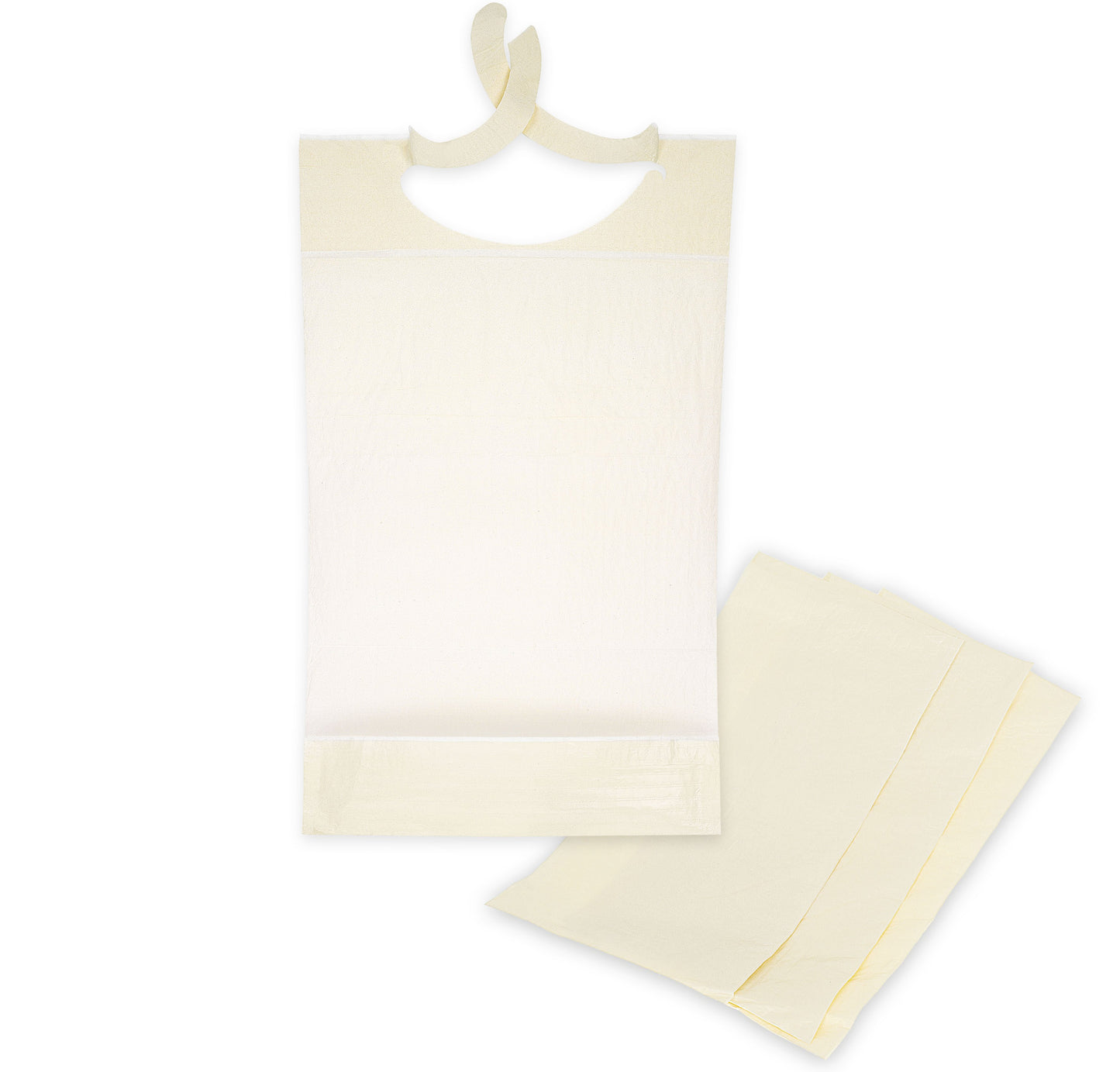 Schutzserviette | 36 x 68 cm | Mit Auffangtasche | 100 Stück/Packung