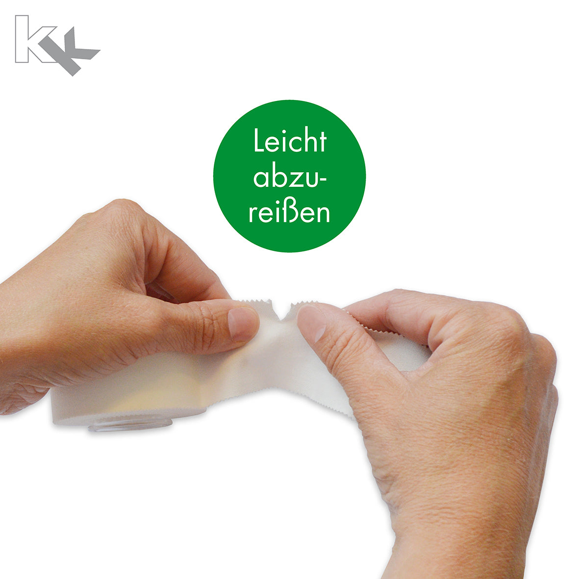 KK Sporttape 3,8 cm  | Weiß | 10 m Rolle