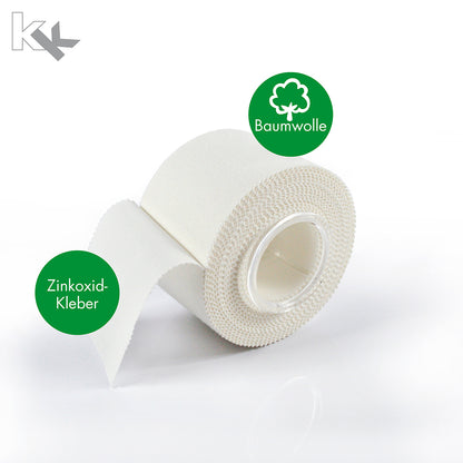 KK Sporttape 3,8 cm  | Weiß | 10 m Rolle