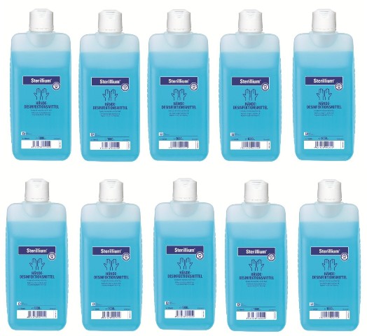 10 x Sterillium Hände - Desinfektionsmittel 1000 ml.