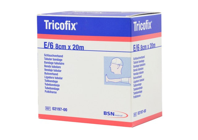 Tricofix® Schlauchverband Weiß E/6 8 cm x 20 m Rolle