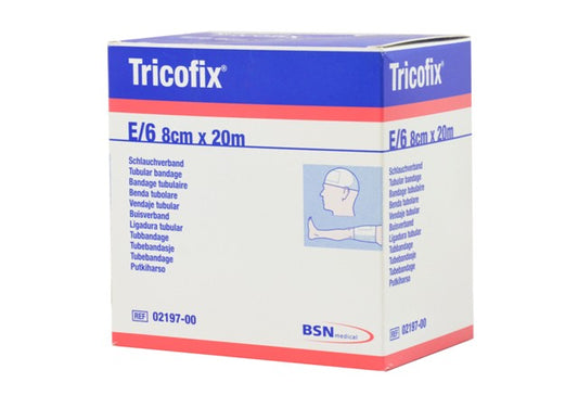 Tricofix® Schlauchverband Weiß E/6 8 cm x 20 m Rolle