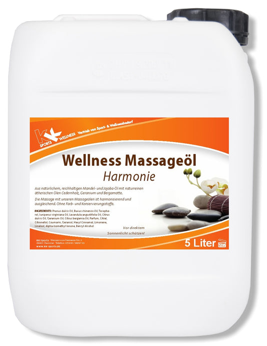 KK Wellness Massageöl Harmonie 5 Liter Kanister
