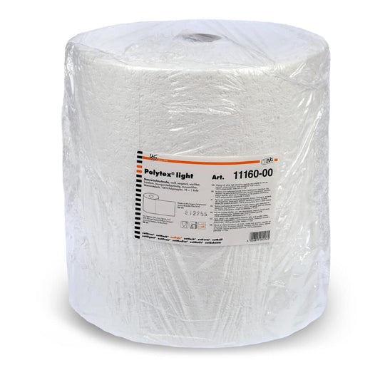 Polytex® light Nasswischtuchrolle | Weiß | 38 cm x 32 cm | 500 Abrisse
