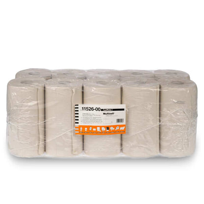 Multizell® Putztuchrolle | Natur | 3-lagig | 38 cm x 24 cm | 10 Rollen