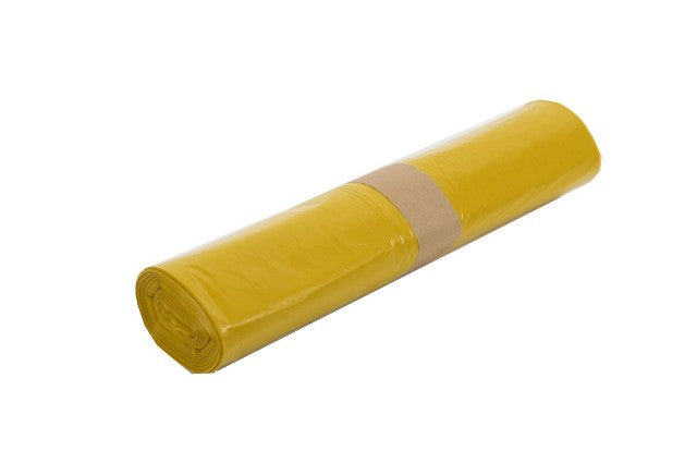 Müllsack | 120 Liter | Typ 60 | Gelb | 25 Stück/Rolle