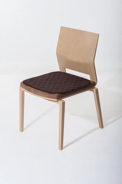 Suprima | Sitzauflage | Mokka | Ohne Bänder | 45 x 45 cm | 3703