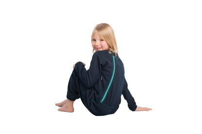 Suprima Pflegeoverall Kinder reißfest verschiedene Größen Marine 4744