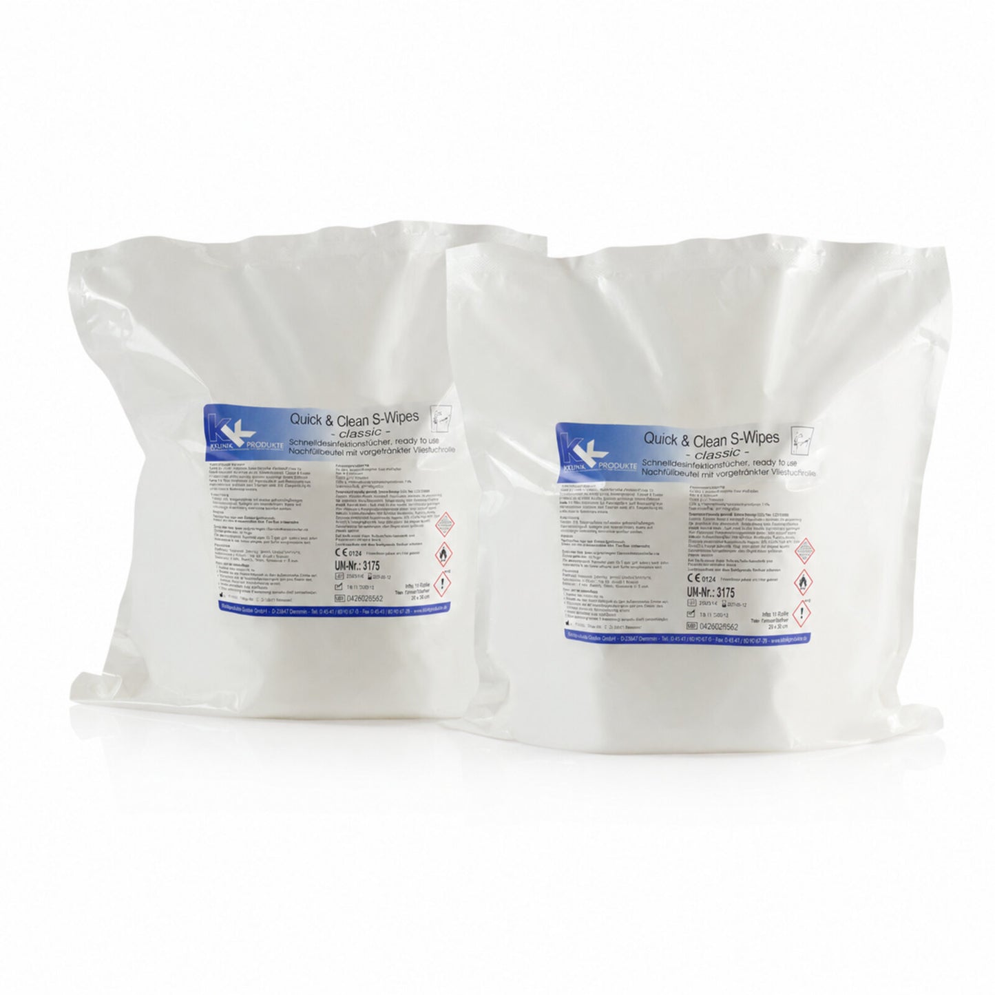 Desinfektionstücher KK Quick & Clean S Wipes 2 x 70