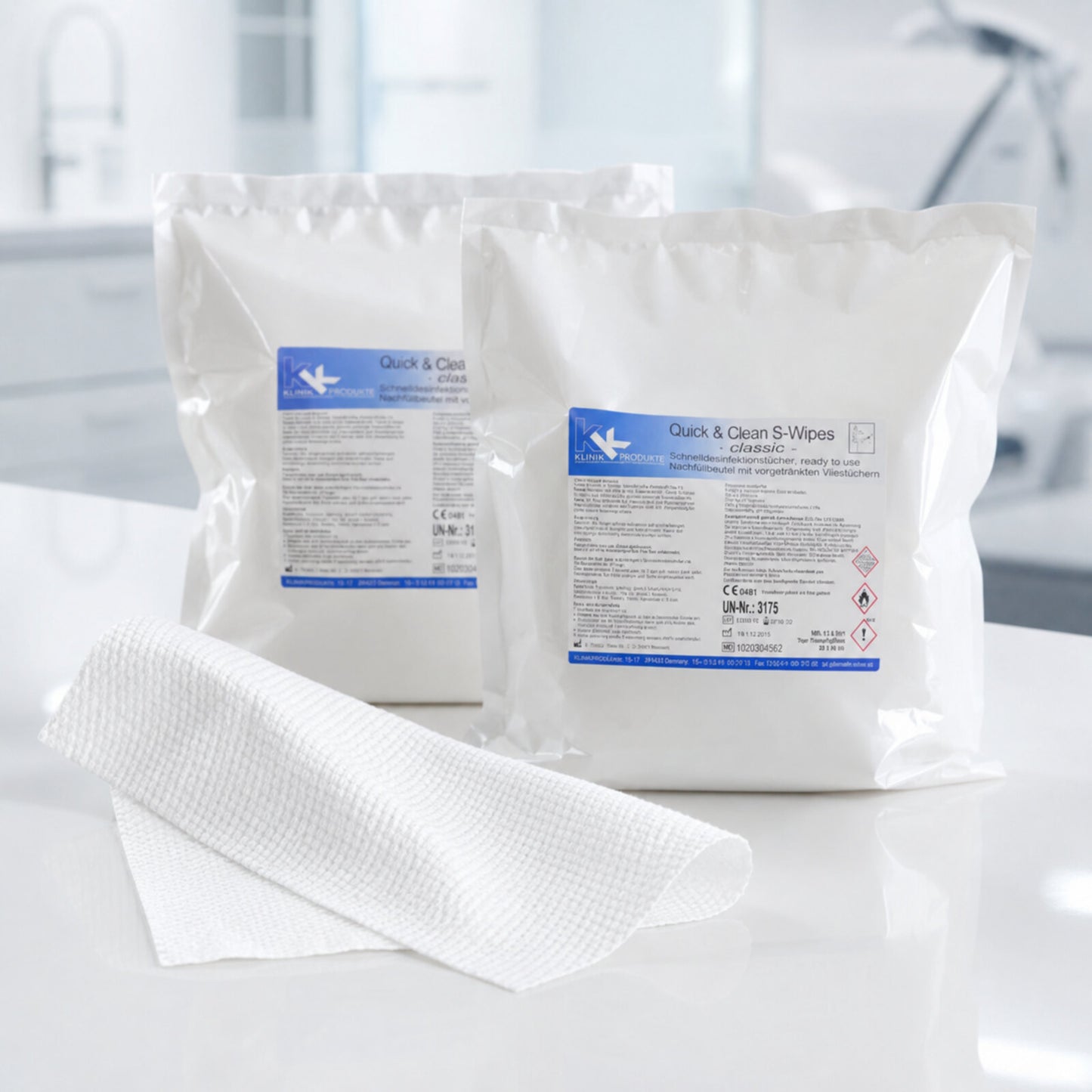 Desinfektionstücher KK Quick & Clean S Wipes 2 x 70
