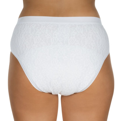 LaDonna Inkontinenz Slip Damen Größe S-XL Weiß mit Wäscheschutz 1267