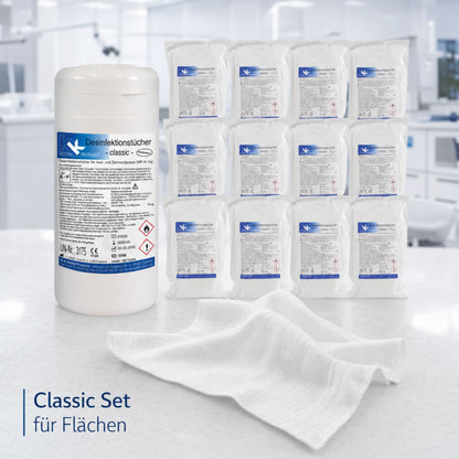 KK Desinfektionstücher 1 Dose mit 120 Tücher + 12 Nfb. 120 St. vers. Düfte
