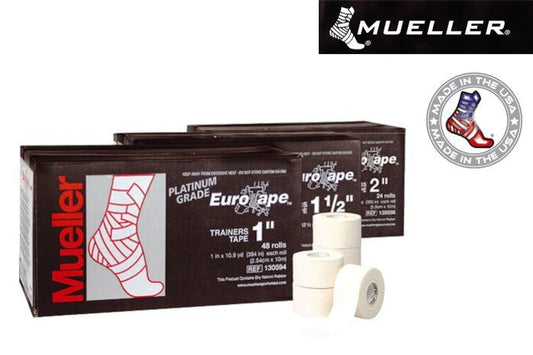 Mueller Platinum Grade Eurotape Sporttape Weiß 3,81 cm x 11,43 m