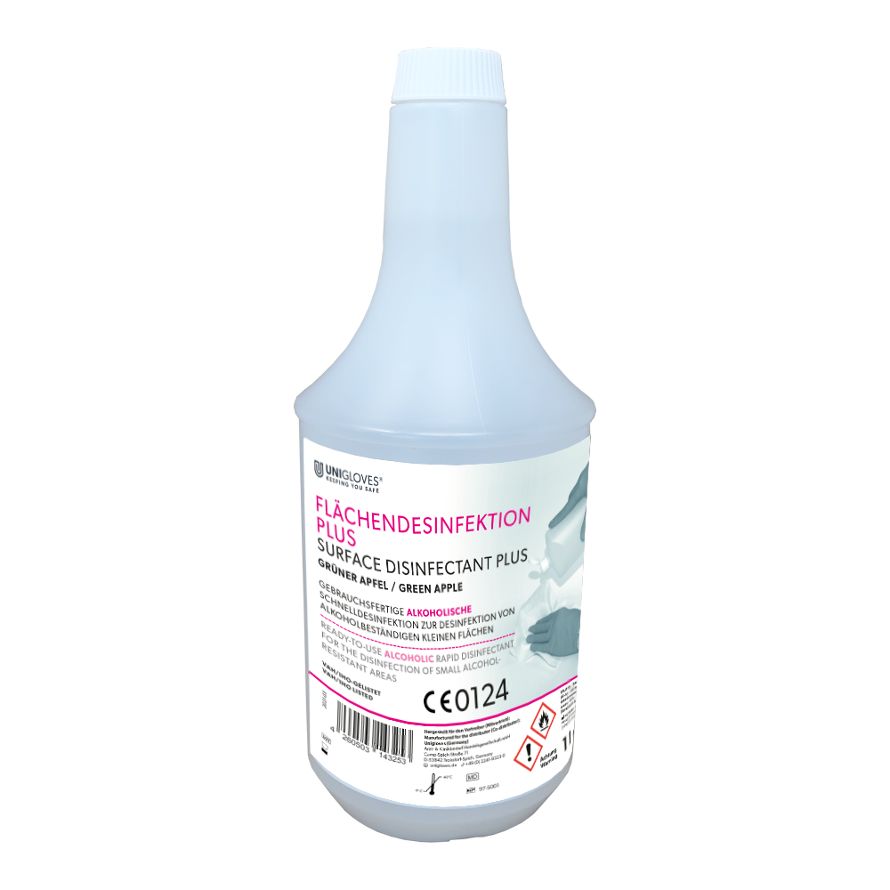 Unigloves Flächendesinfektion Plus Verschiedene Duftsorten 1 Liter Flasche