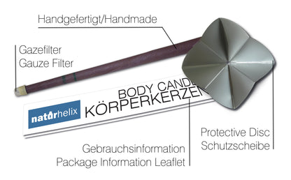 Körperkerzen Lavendel 10 Stück/Packung