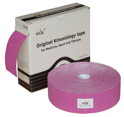 Nasara Kinesiologie Tape XXL Großrolle 5 cm x 32 m ver. Farben