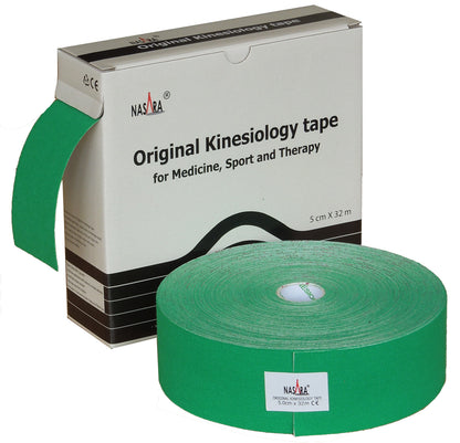 Nasara Kinesiologie Tape XXL Großrolle 5 cm x 32 m ver. Farben