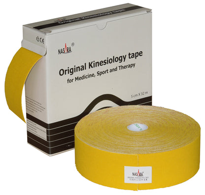 Nasara Kinesiologie Tape XXL Großrolle 5 cm x 32 m ver. Farben