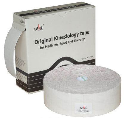 Nasara Kinesiologie Tape XXL Großrolle 5 cm x 32 m ver. Farben