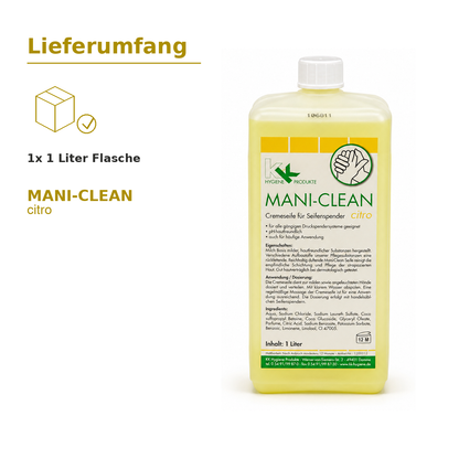 KK Mani-Clean Citro Seife Handwaschseife 1 Liter Euroflasche