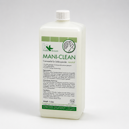 KK Mani-Clean Neutral Seife | Cremeseife | 1 Liter Euroflasche