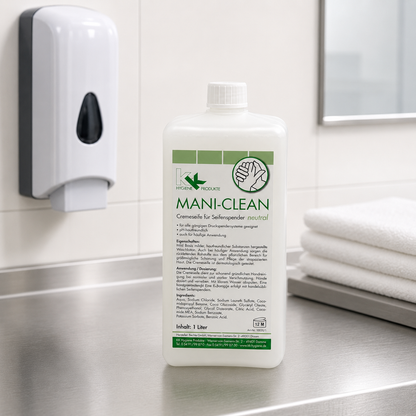 KK Mani-Clean Neutral Seife | Cremeseife | 1 Liter Euroflasche