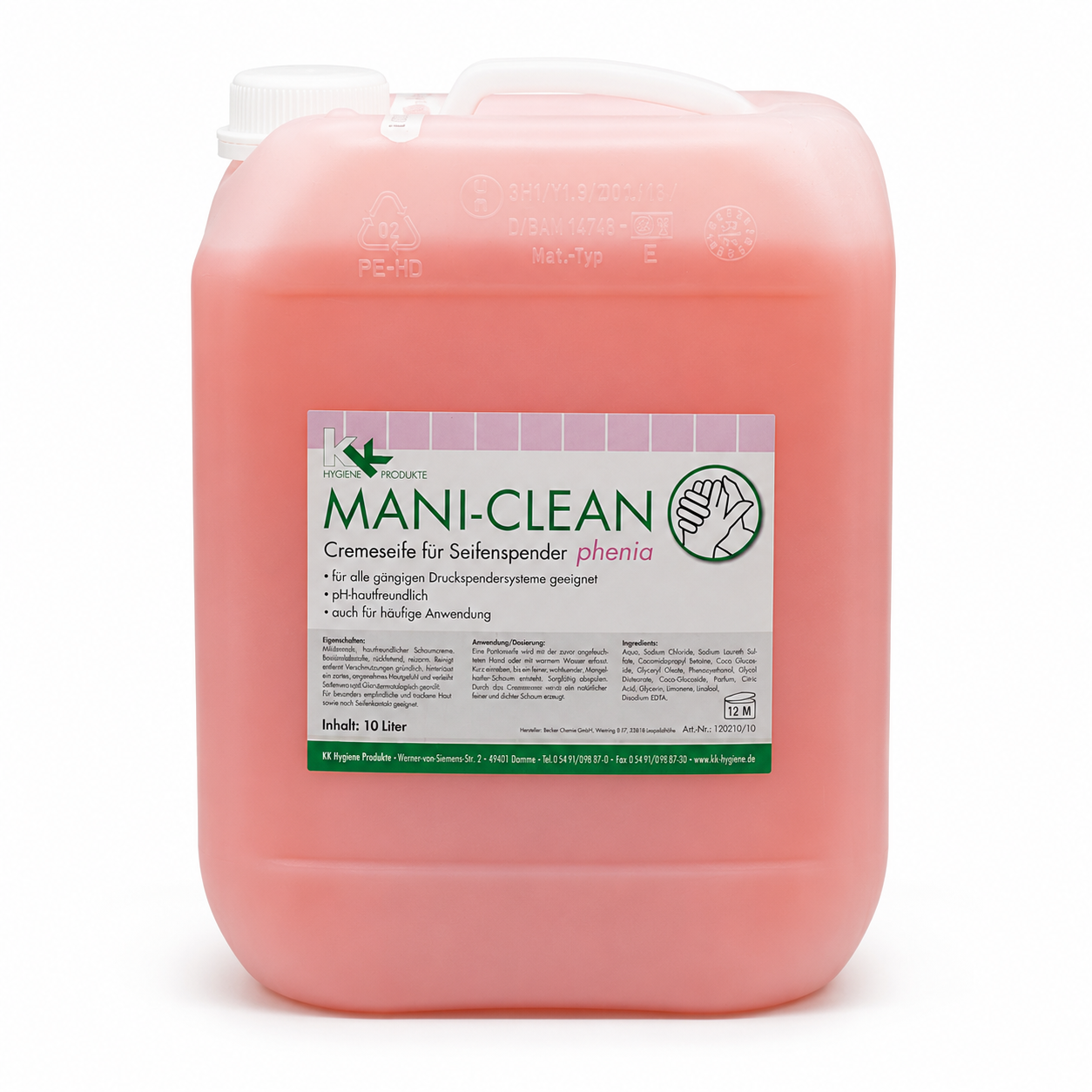 KK Mani-Clean Phenia Seife | Handwaschseife | 10 Liter Kanister