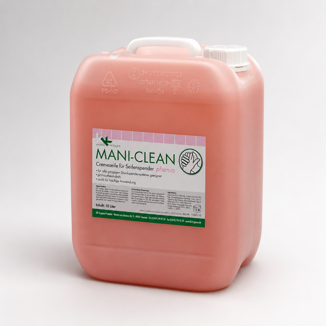 KK Mani-Clean Phenia Seife | Handwaschseife | 10 Liter Kanister
