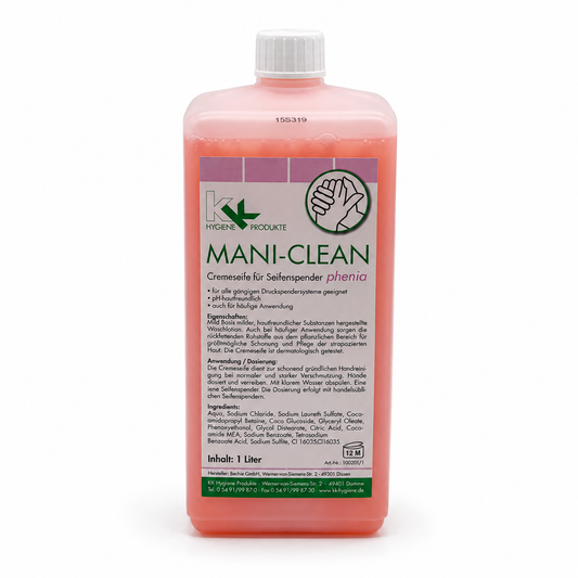 KK Mani-Clean Phenia Seife | Handwaschseife | 1 Liter Euroflasche
