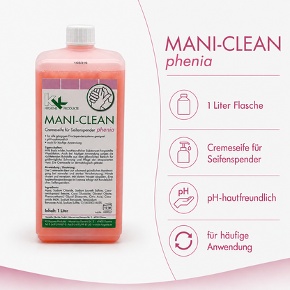 KK Mani-Clean Phenia Seife | Handwaschseife | 1 Liter Euroflasche
