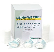 Fixierbinden | 6 cm x 4 m | 20 Stück | Einzeln verpackt in Faltschachtel