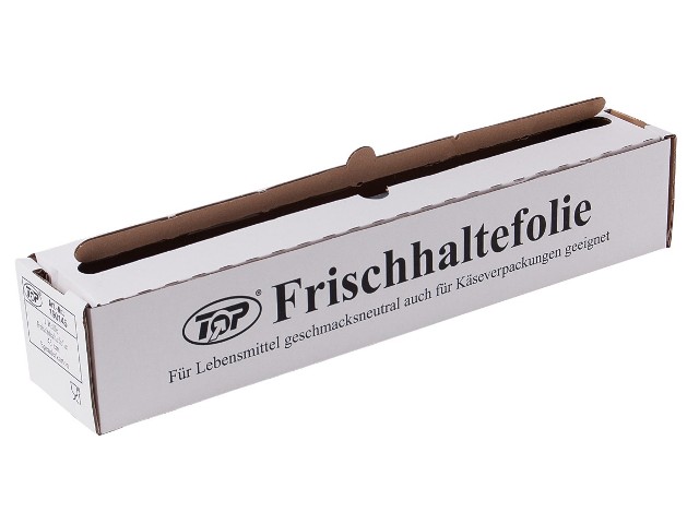 TOP® Frischhaltefolie | 45 cm x 300 m | Rolle im Spenderkarton TOP® Frischhaltefolie | 45 cm x 300 m | Rolle im Spenderkarton