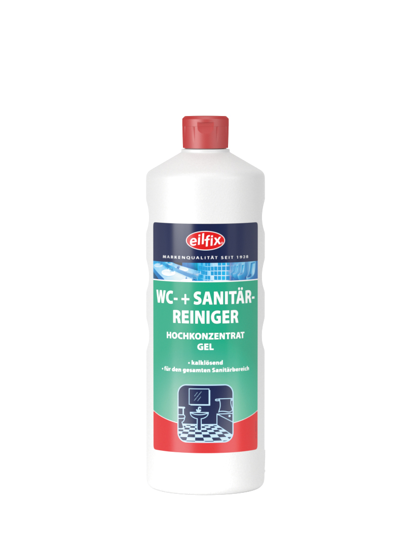 Eilfix® WC+ Sanitärreiniger | WC - Grün | 1 Liter Flasche Eilfix® WC+ Sanitärreiniger | WC - Grün | 1 Liter Flasche