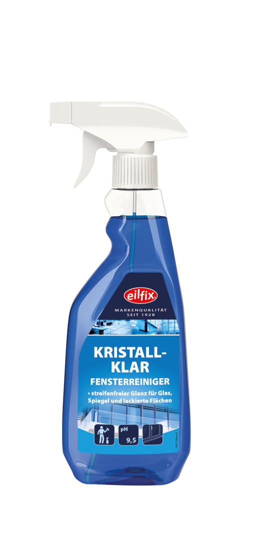 Eilfix® Kristall Klar | Fensterreiniger | 500 ml Sprühflasche